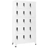 Image de Armoire à casiers Blanc 90x40x180 cm Acier