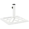 Image de Socle de parasol Blanc 44x44x31 cm Fonte