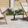 Image de vidaXL Socle de parasol Bronze 40x40x32 cm Fonte