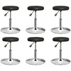 Image de vidaXL Chaises à manger lot de 6 noir similicuir