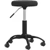 Image de vidaXL Chaise de salle à manger Noir Velours
