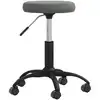 Image de vidaXL Chaise de salle à manger Gris foncé Velours