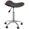 Image de vidaXL Chaise de Bureau Marron Similicuir