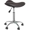 Image de vidaXL Chaise de bureau Marron Similicuir