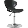 Image de vidaXL Chaise de salle à manger Noir Similicuir