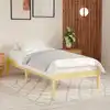 Image de vidaXL Cadre de lit sans matelas bois massif