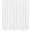 Image de vidaXL Lits surélevés en gabion 3 pcs 30x30x150 cm Fer