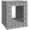 Image de vidaXL Poteau à panier de gabion 50x50x60 cm Fer