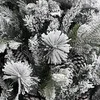 Image de Sapin de Noël à flocons de neige et pommes de pin 225 cm PVC PE