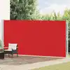 Image de vidaXL Auvent latéral rétractable de patio 200x600 cm Rouge