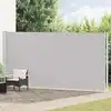 Image de vidaXL Auvent latéral rétractable de patio 200x600 cm Gris