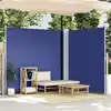 Image de vidaXL Auvent latéral rétractable Bleu 200x600 cm