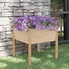 Image de vidaXL Jardinière d'extérieur 70x70x70 cm bois de pin massif