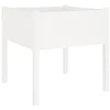 Image de vidaXL Jardinière Blanc 70x70x70 cm Bois de pin Massif