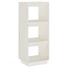 Image de Bibliothèque Séparateur de pièce blanc 40x35x103 cm pin massif