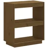 Image de Bibliothèque Marron miel 60x35x71 cm Bois de pin massif
