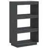 Image de Bibliothèque Séparateur de pièce Gris 60x35x103 cm Pin massif