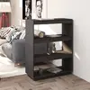 Image de vidaXL Bibliothèque/Séparateur de pièce Gris 80x35x103 cm Pin massif