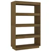 Image de Bibliothèque Séparateur de pièce Marron miel 80x35x135 cm Pin