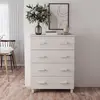 Image de vidaXL Buffet HAMAR Blanc 79x40x103,5 cm Bois massif de pin