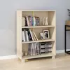 Image de vidaXL Bibliothèque HAMAR Marron miel 85x35x112 cm Bois de pin massif