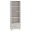 Image de Buffet HAMAR Blanc 60x35x180 cm Bois de pin massif