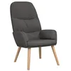 Image de Chaise de relaxation Gris foncé Tissu