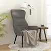 Image de vidaXL Chaise de relaxation Gris clair Tissu
