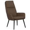 Image de Chaise de relaxation Marron Tissu