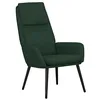 Image de Chaise de relaxation Vert foncé Tissu