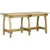 Image de vidaXL Table de jardin 160x74x75 cm Bois de pin imprégné