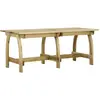 Image de vidaXL Table de jardin 220x74x75 cm Bois de pin imprégné