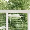 Image de vidaXL Table de balcon Blanc 60x40 cm Acier