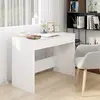 Image de vidaXL Bureau Blanc 101x50x76,5 cm Aggloméré