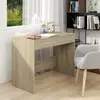 Image de vidaXL Bureau Chêne sonoma 101x50x76,5 cm Bois d'ingénierie