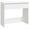 Image de Table console Blanc 89x41x76,5 cm Acier