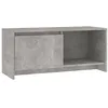 Image de Meuble TV gris béton 90x35x40 cm bois d ingénierie