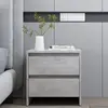 Image de vidaXL Table de chevet gris béton 45x34,5x44,5 cm bois d’ingénierie