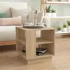 Image de vidaXL Table basse chêne sonoma 40x40x43 cm bois d'ingénierie