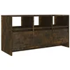 Image de Meuble TV Chêne fumé 102x37,5x52,5 cm Bois d ingénierie
