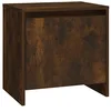 Image de Table de chevet chêne fumé 45x34x44,5 cm bois d ingénierie