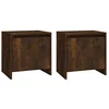 Image de Tables de chevet 2 pcs chêne fumé 45x34x44,5 cm bois ingénierie