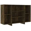 Image de Buffet chêne fumé 120x30x75 cm bois d ingénierie