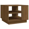 Image de Table basse chêne marron 55x55x43 cm bois d ingénierie
