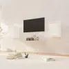 Image de vidaXL Armoires murales 2 pcs Blanc 30x30x40 cm Bois de pin massif