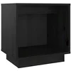 Image de Tables de chevet 2 pcs Noir 40x30x40 cm Bois de pin solide