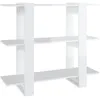 Image de Bussandri Exclusive - Bibliothèque/chambre 100x30x87 cm blanc brillant