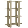 Image de Bibliothèque Séparateur de pièce Chêne Sonoma 80x30x123,5 cm