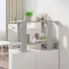 Image de vidaXL Bibliothèque/Séparateur de pièce Gris béton 80x30x51 cm