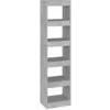 Image de Bibliothèque Séparateur de pièce Gris béton 40x30x166 cm